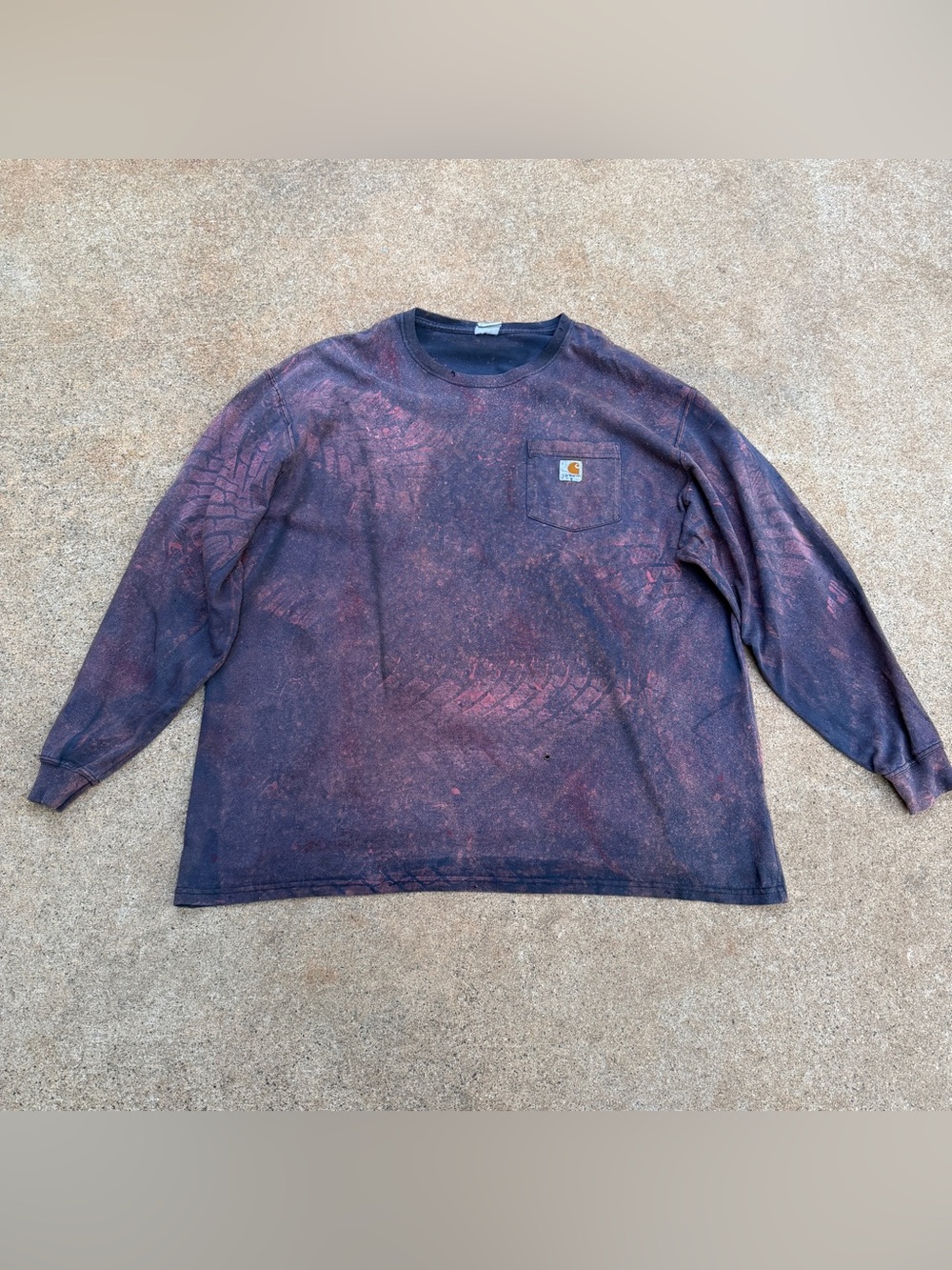 VTG‎ Carthartt Upcycle Reworked Pocket T-Shirt Custom Size XL